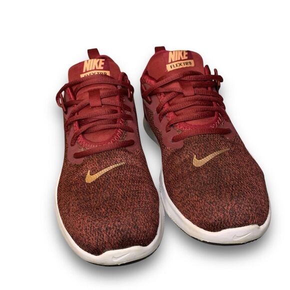 Nike Flex Trainer 9 Team Red Sneakers Athletic Shoes Women’s size 7 - Picture 9 of 16